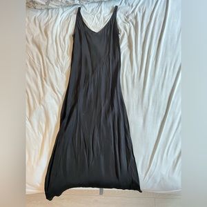 Aritzia satin slip dress